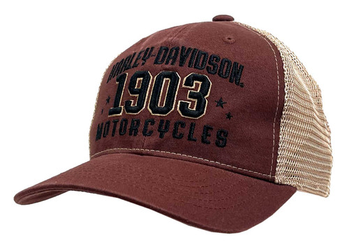 Harley-Davidson® Men's Greased 1903 Adjustable Snapback Mesh