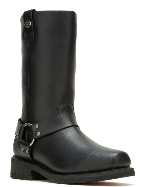 Harley-Davidson Men\'s Black Leather Waterproof Heated Boots. D98314 NO CHARGER Harley-Davidson Men main image 3