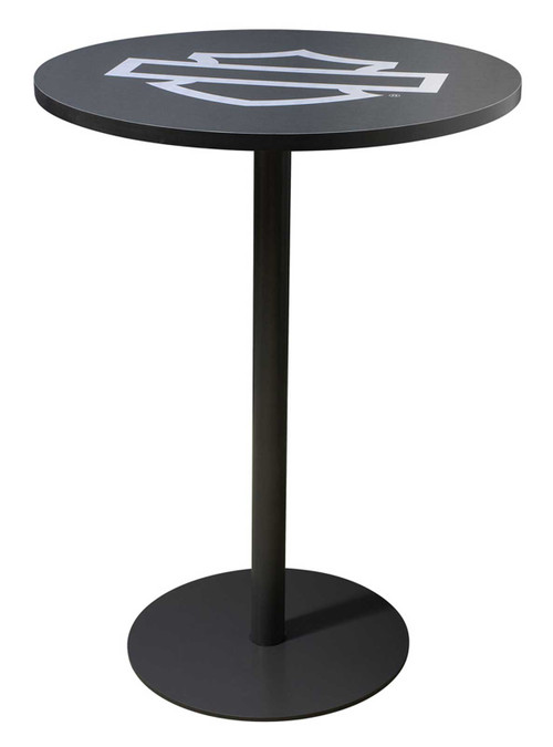 Harley-Davidson® Open Bar & Shield Bar Top Cafe Table, Melamine