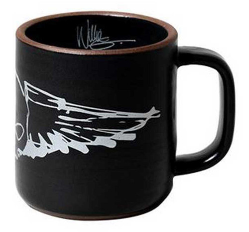 Harley-Davidson® Willie G Skull Silver Wings Handmade Pottery Mug