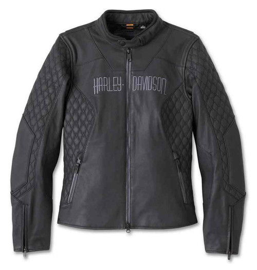 Riku　Harley Davidson Leather Jacket Men's Harley Biker Rider Classic Distressed Motorcycle Black