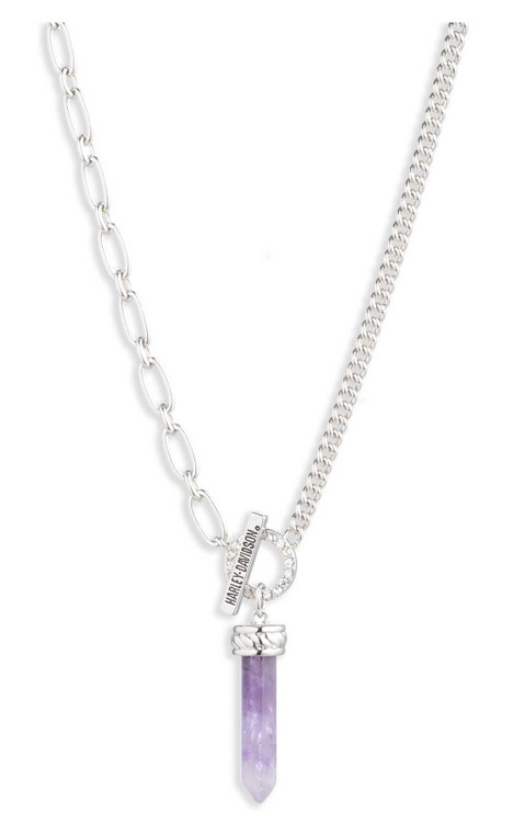 Harley-Davidson 24\" Logo Charm 連結ロゴチャーム ネックレス Harley-Davidson® Men's 24 in. Dagger, Skull & Wing Charms