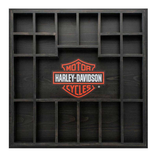 Harley-Davidson® Bar & Shield Shot Glass Display Case - Solid