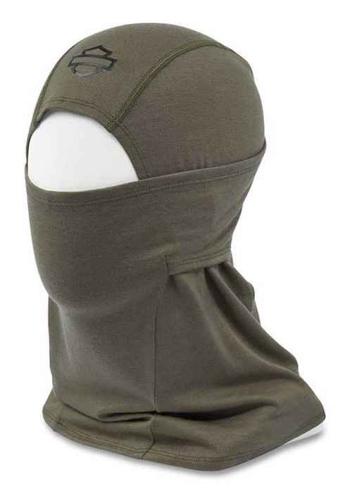 Harley-Davidson® Men's Open Bar & Shield Merino Balaclava - Green