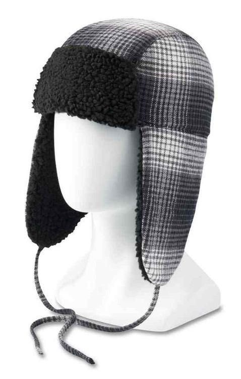 Harley-Davidson® Women's Reversible Trapper Winter Plaid Hat