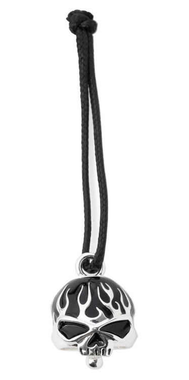 Harley-Davidson® HD Skull Head With Black Flames Ride Bell With