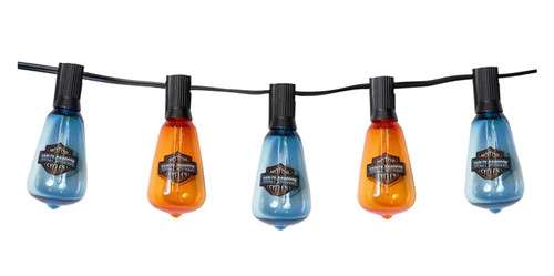 Harley-Davidson® Vivid Bar & Shield LED String Party Lights