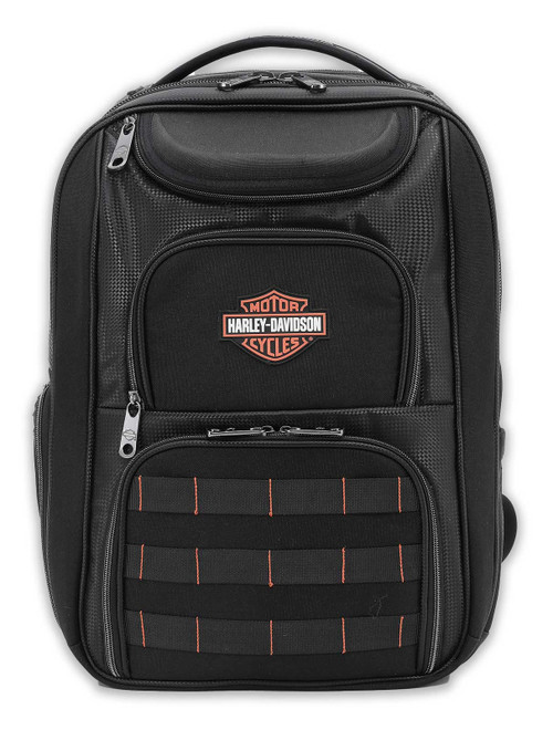 Harley-Davidson® Storm 3D Rubber Bar & Shield Logo Rugged Backpack