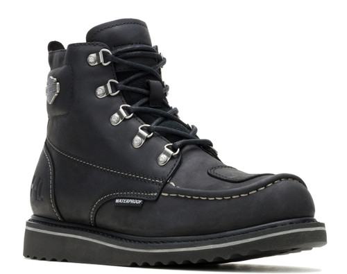 Harley-Davidson® Men's Hagerman Waterproof 6-Inch Black Motorcycle