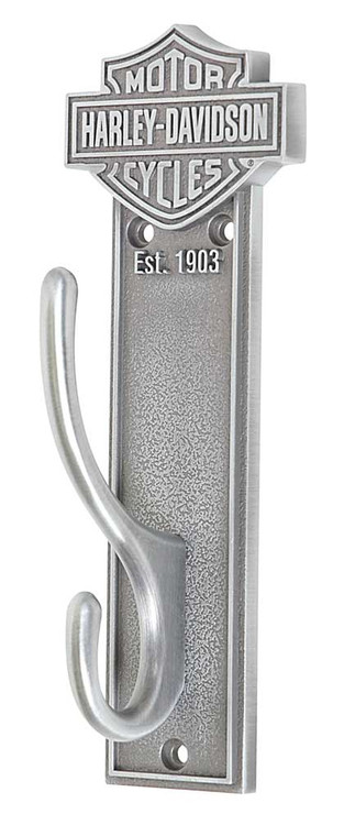Harley-Davidson® Bar & Shield Coat Hook, Antique Pewter Finish HDL