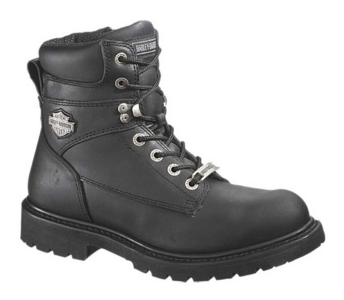 Harley Davidson ミリタリーブーツ ブラック Harley Davidson Black Leather Women's Motorcycle Boots Size
