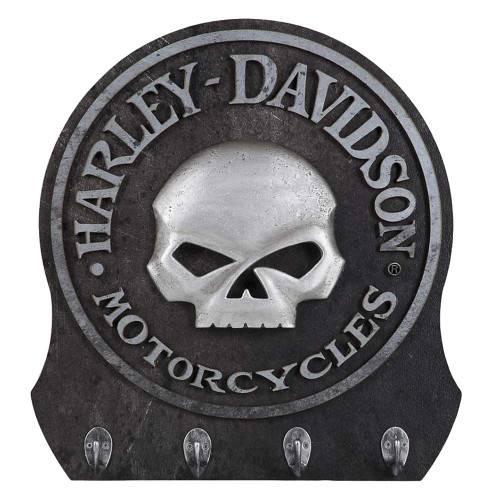 Harley-Davidson® Sculpted 3D Willie G Skull Key Rack, Textured