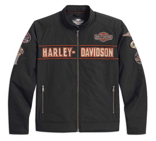 PoNさん専用Harley-Davidson ナイロンブルゾン Nolan Harley-Davidson® Men's Low Gear Nylon Casual Jacket 98533