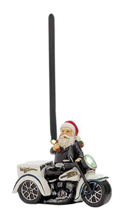 Harley-Davidson® Holiday Biker Santa Resin Christmas Ornament