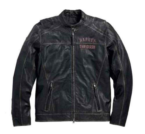 Harley-Davidson® Men's Leather Jacket, Long Way #1 Distressed