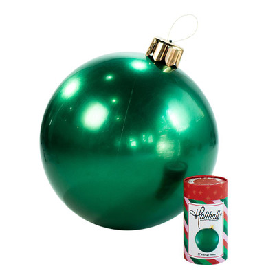 Vintage Green Holiball Inflatable Ornament - Thumbnail 4