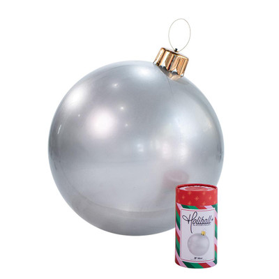 Holiball Inflatable Ornament - Silver - Thumbnail 5