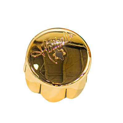 Large Gold Holiball Topper