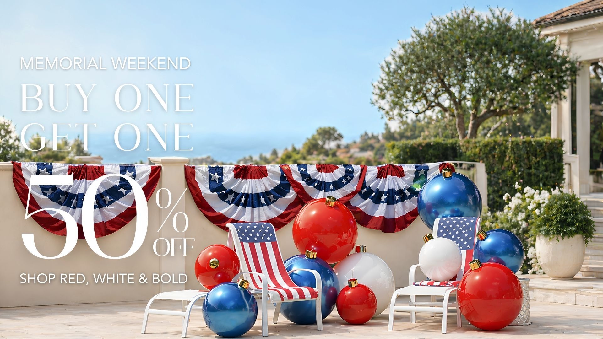 BOGO 50% Off Memorial Day Sale