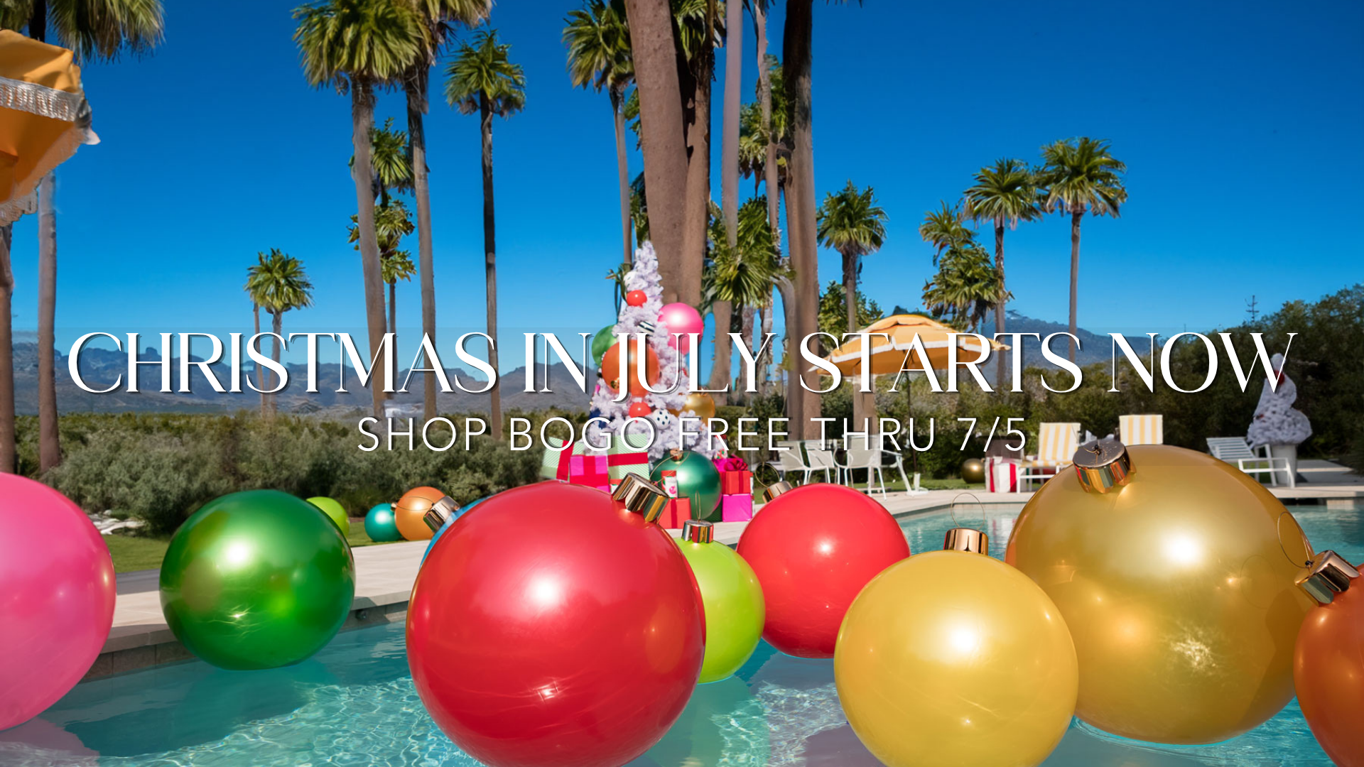 Holiball Christmas in July BOGO Sale