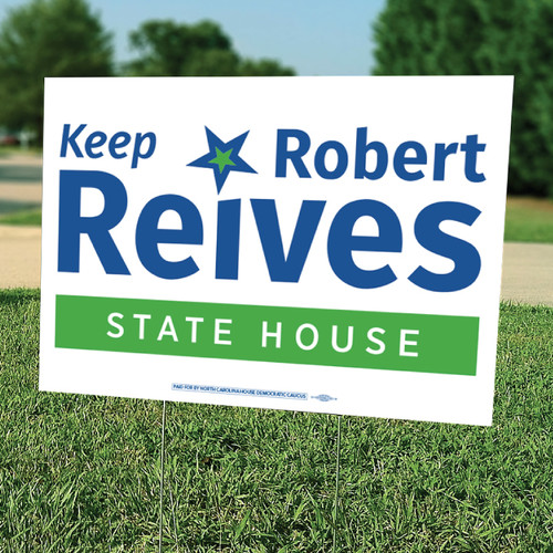 Robert Reives (24" x 18" Coroplast Yard Sign) Robert Reives (24" x 18" Coroplast Yard Sign)
