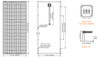 SLD Tech ST-200P-24 Solar Module Diagram