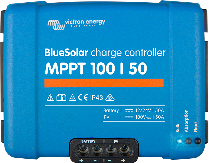 Victron Energy SCC110050210 SmartSolar 50 Amp 12/24V MPPT100/50 Charge