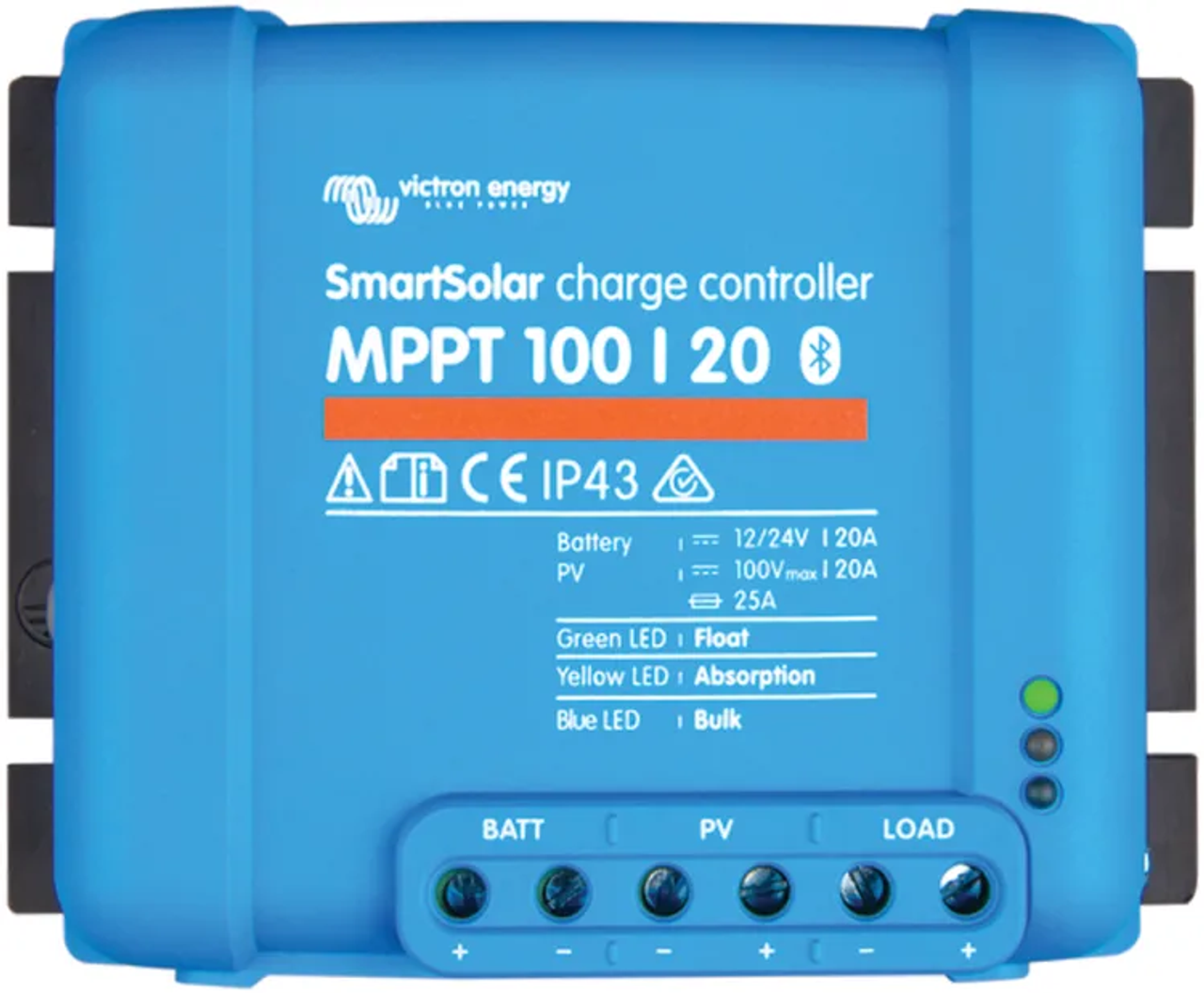 Victron Energy SCC110020160R SmartSolar 20 Amp 12/24V MPPT 100/20 Charge  Controller