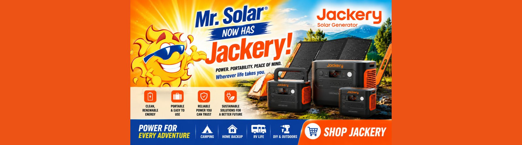 Mr. Solar® now has Jackery!