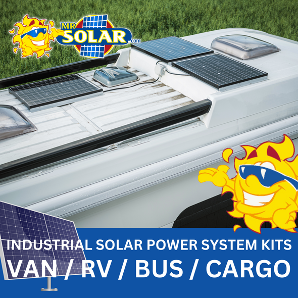 Mr. Solar® NomadPower 10 Watt Van, RV, Bus or Cargo Trailer Solar Power System Kit