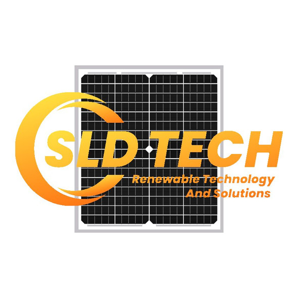 SLD Tech (formerly Solarland®) ST-20P-24 20-Watt, 24-Volt Mono-Crystalline Solar Panel