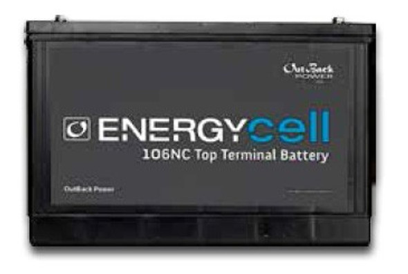 OutBack Power EnergyCell® 12V 100Ah Nano-Carbon VRLA Deep-Cycle Battery for PsoC Applications (106NC)