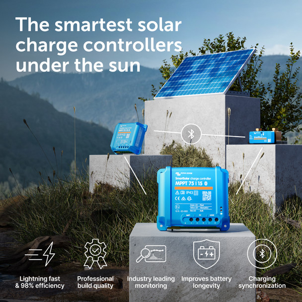 Victron Energy MPPT: The smartest solar charge controllers under the sun! Victron Energy MPPT: The smartest solar charge controllers under the sun!