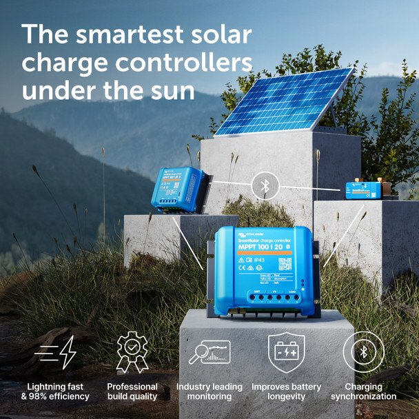 Victron Energy MPPT: The smartest solar charge controllers under the sun! Victron Energy MPPT: The smartest solar charge controllers under the sun!