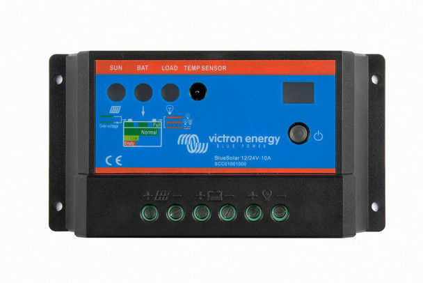Victron Energy SCC040010020 BlueSolar 10 Amp 48V PWM-Light Charge Controller