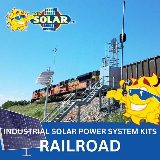 Railroad solar kit