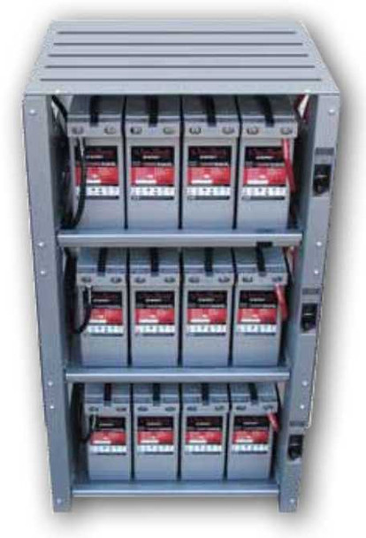 Outback Indoor 3 Shelf Integrated Battery Rack