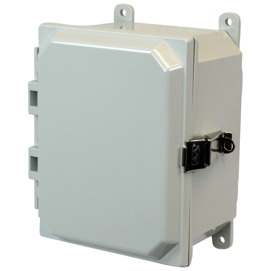 Allied Molded AM864L 8x6x4 Fiberglass Battery Box Enclosure