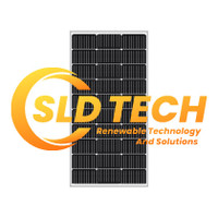 SLD Tech (formerly Solarland®) ST-100P-12 100-Watt, 12-Volt Mono-Crystalline Solar Panel