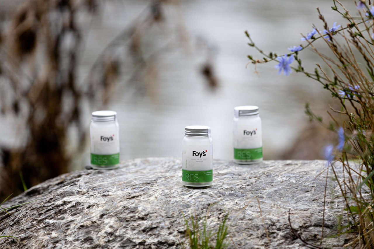 Foy’s pure Resveratrol 60x500mg Buy David Sinclair Longevity