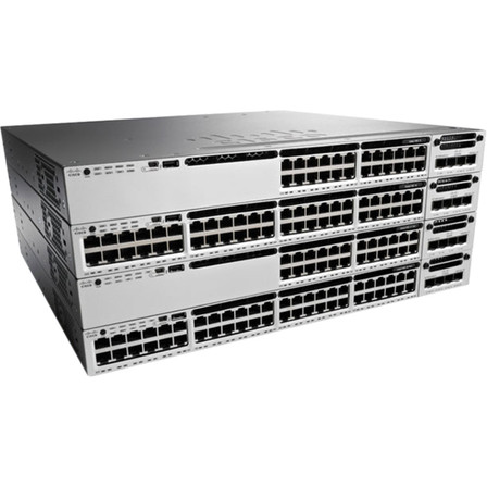 Cisco (WS-C3850-24P-S) Catalyst WS-C3850-24P-S Layer 3 Switch