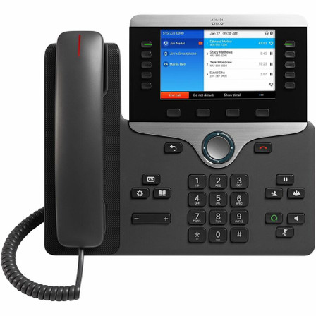 Cisco (CP-8851NR-K9=) IP Phone 8851NR, Charcoal