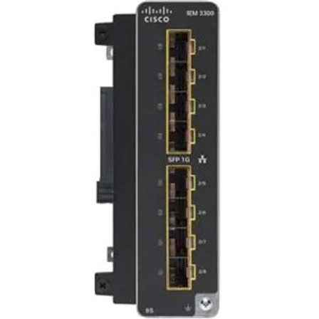 Cisco (IEM-3300-8S=) Catalyst IE3300 with 8 GE SFP Ports, Expansion Module