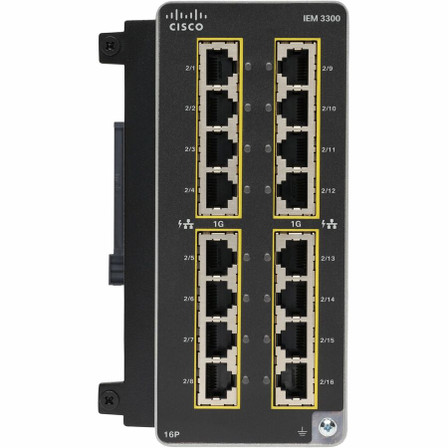 Cisco (IEM-3300-16P=) Catalyst IE3300 Expansion Module