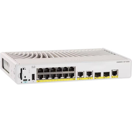 Cisco (C9200CX-12P-2X2G-E) Catalyst C9200CX-12P-2X2G Ethernet Switch