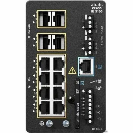 Cisco (IE-3100-8T4S-E) Catalyst IE3100 w/8 Ports GE Copper and 4 GE SFP uplinks, NE