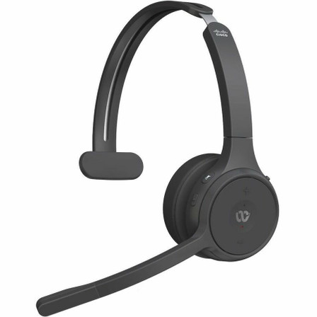 Cisco (HS-WL-721-BUNA-C) Single-Ear, Carbon Black Headset Bundle