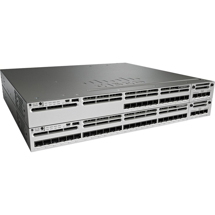 Cisco (WS-C3850-12S-E) Catalyst WS-C3850-12S-E Layer 3 Switch