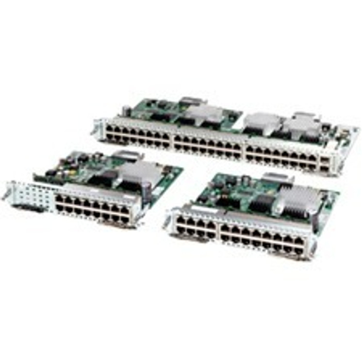 Cisco (SM-X-ES3-24-P=) SM-X EtherSwitch SM, Layer 2/3 Switching, 24 ports Gigabit GE, POE+ Capable