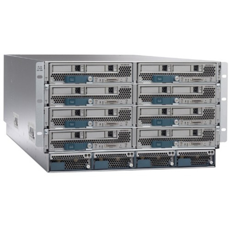 Cisco (UCSB-5108-AC2-CH) DISTI: UCS 5108 Blade Server AC2 Chassis, 0 PSU/8 Fans/0 FEX